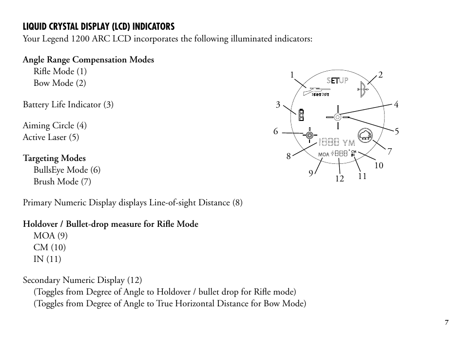 Bushnell Legend 204101 User Manual | Page 7 / 140