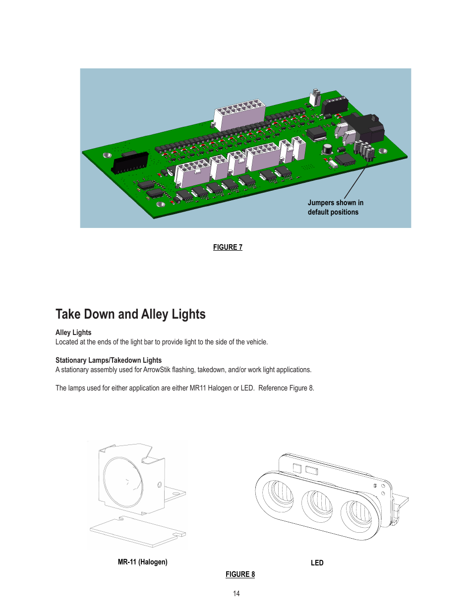 Take down and alley lights | Code 3 21TR & 21TR Plus User Manual | Page 14 / 18