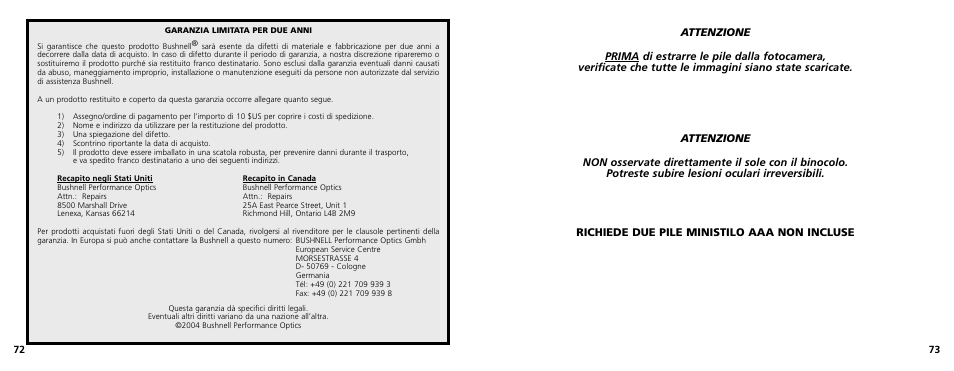 Bushnell 11-1025 User Manual | Page 37 / 45