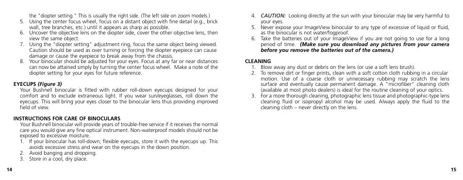 Bushnell 11-1025 User Manual | Page 8 / 45