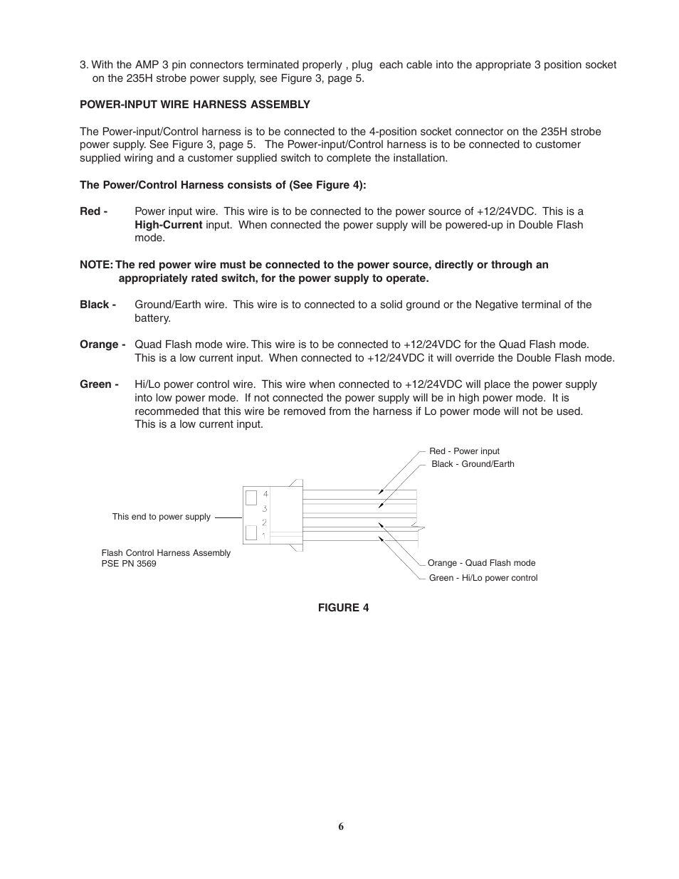 Code 3 235H Remote Strobe Power Supply User Manual | Page 6 / 12