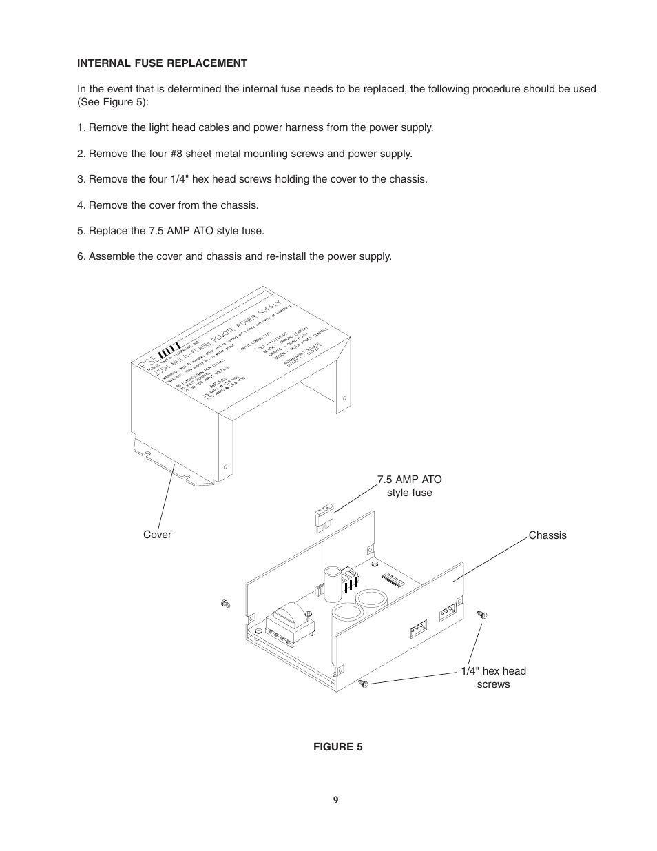 Code 3 235H Remote Strobe Power Supply User Manual | Page 9 / 12