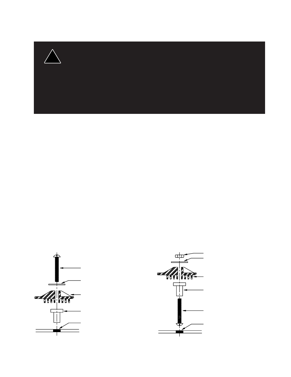 Magnetic mounting stanchion mounting, Permanent-resilient mounting, Warning | Code 3 300 Series Beacon User Manual | Page 3 / 8