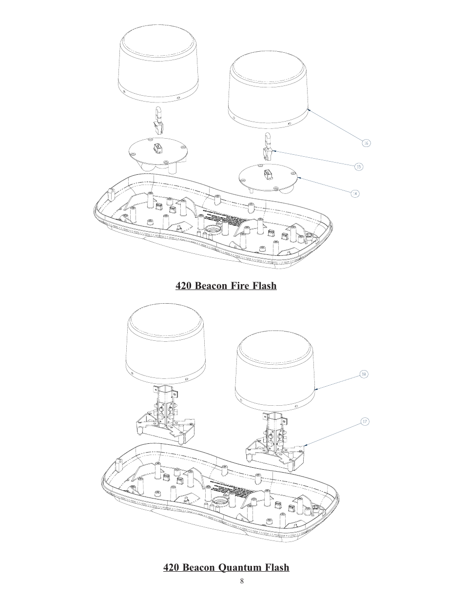 Code 3 420 Mini Bar Series User Manual | Page 8 / 16