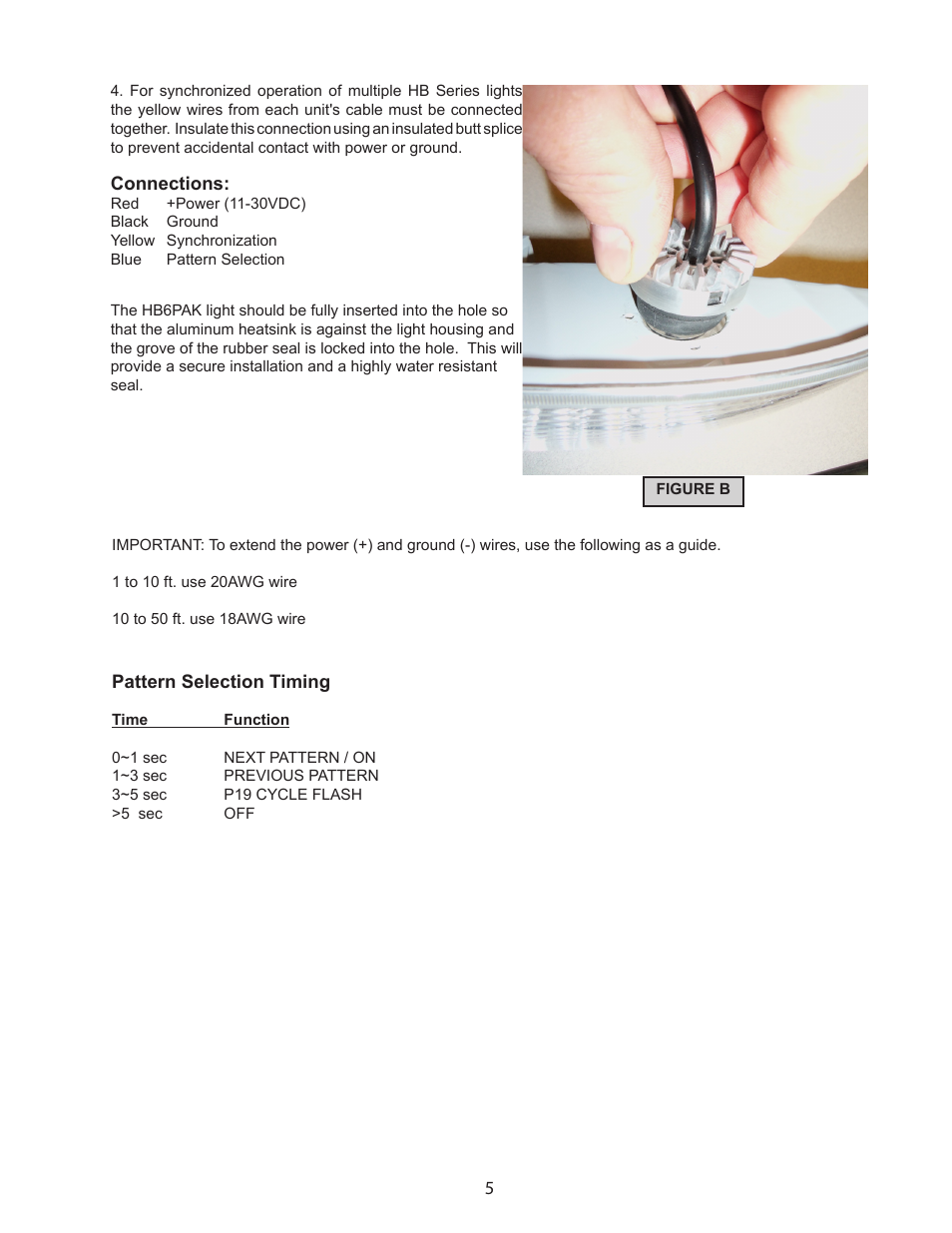 Code 3 6 Pack LED Hide-A-Blast User Manual | Page 5 / 8