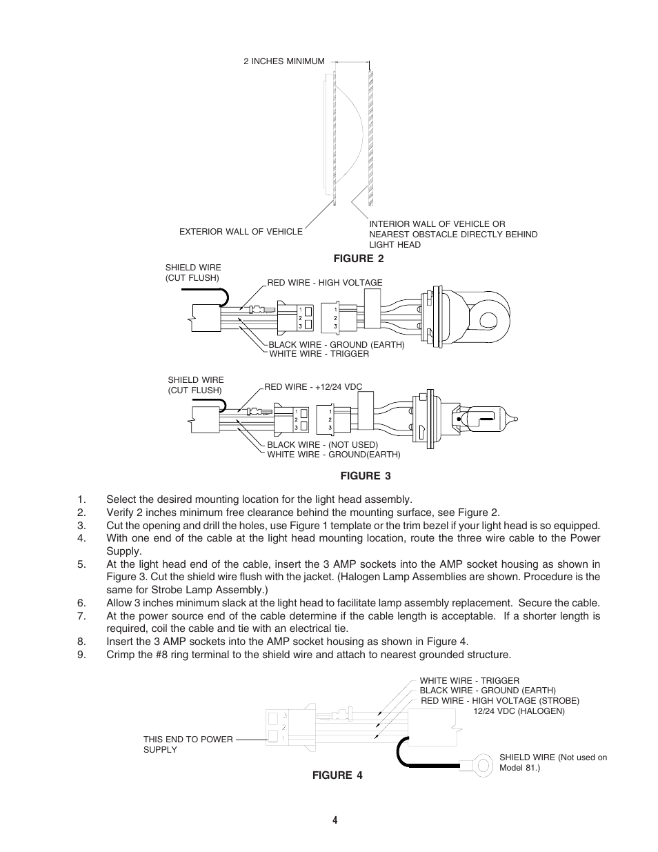 Code 3 80 Series Perimeter Lights User Manual | Page 4 / 10