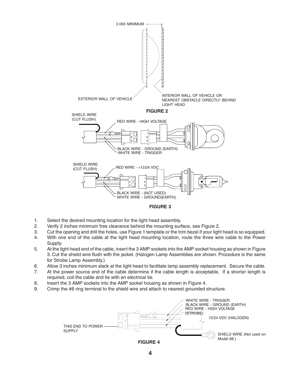 Code 3 87, 88, 89 Series Perimeter Lights User Manual | Page 4 / 12