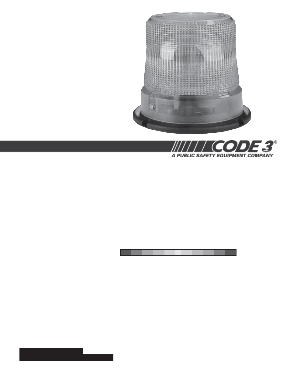 Code 3 90 Series Strobe Beacon User Manual | 8 pages