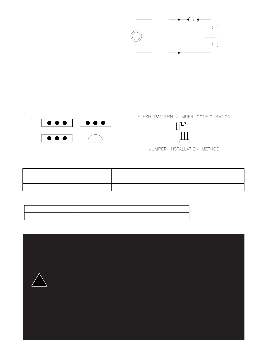 Wiring instructions, Setting flash pattern: vari-flash (option), Flash patterns autodim: 99xxx series only | Warning | Code 3 90 Series Strobe Beacon User Manual | Page 4 / 8