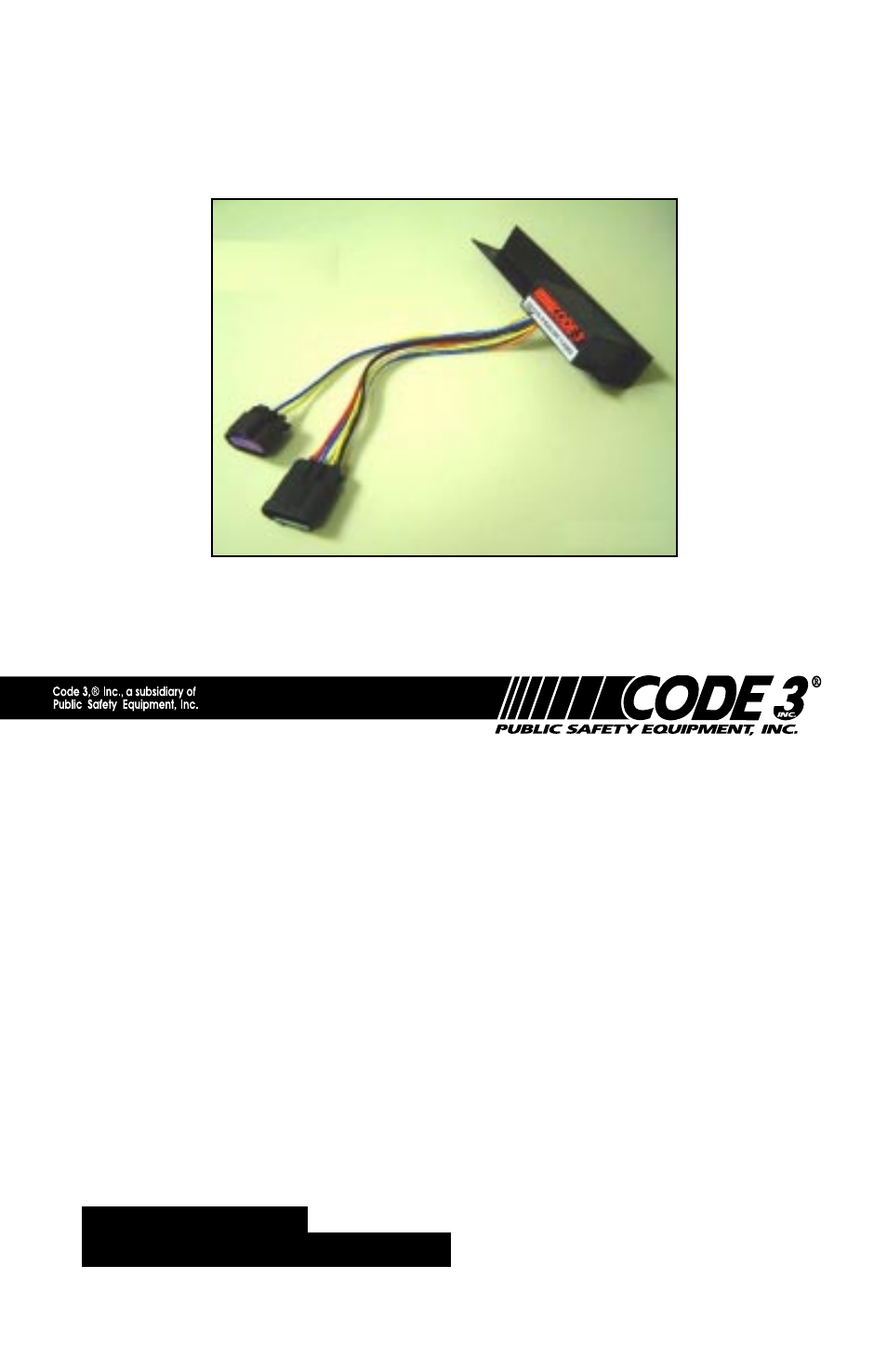 Code 3 920-10 Flashers User Manual | 8 pages