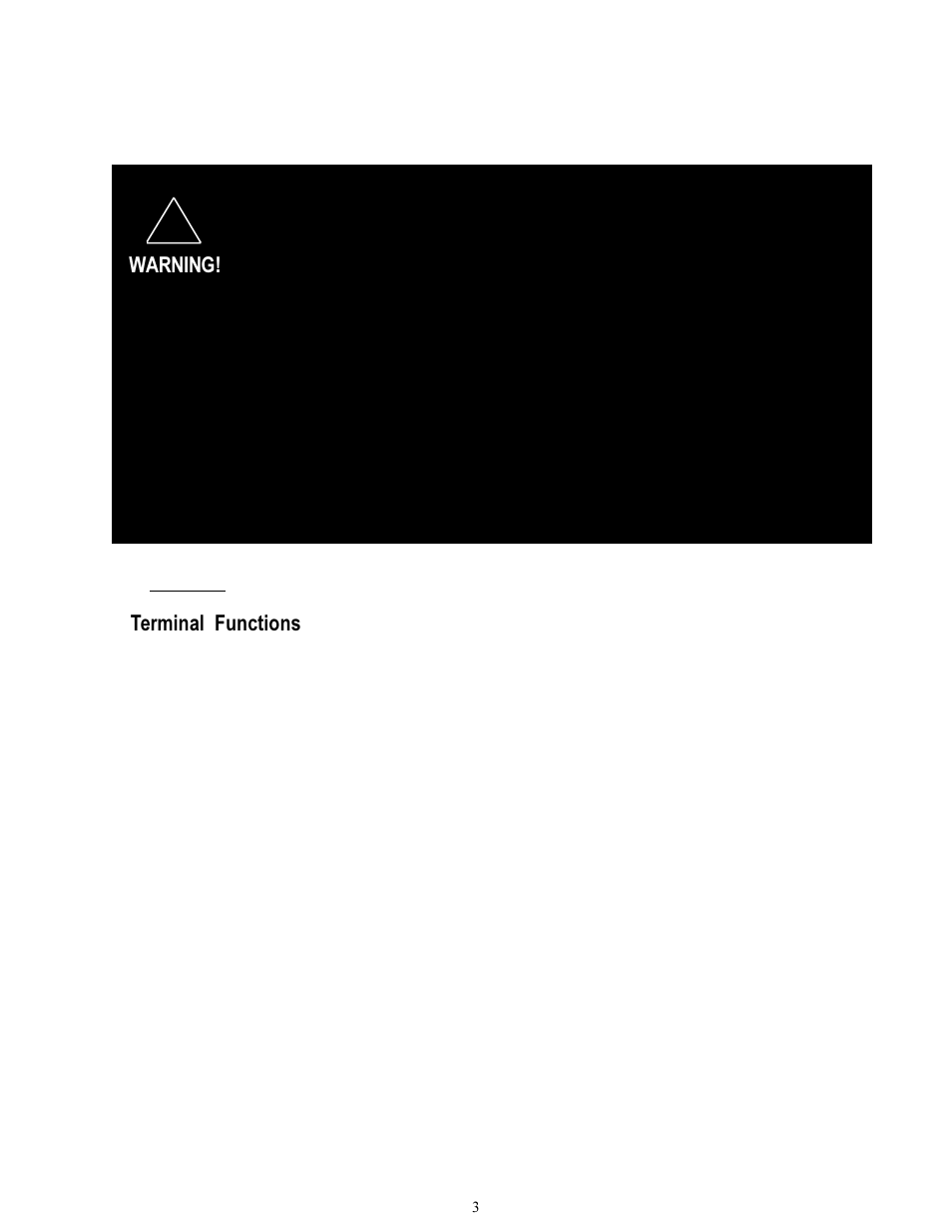 Installation & mounting, Mounting methods, Terminal functions | Warning | Code 3 930 and 940 Flashers User Manual | Page 3 / 8