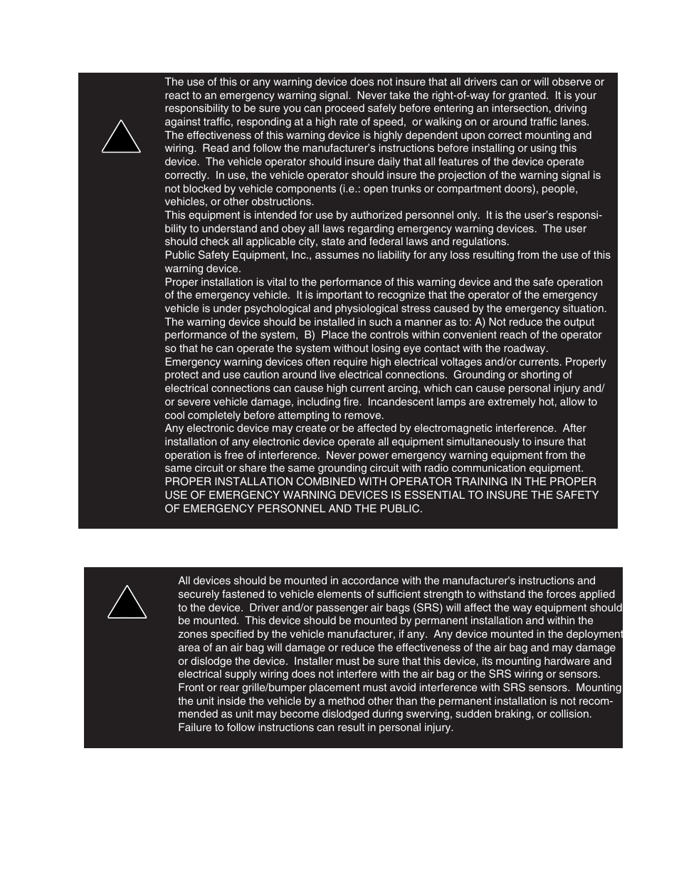 Code 3 Astro L800, Star LL400, Nova L200 User Manual | Page 2 / 8