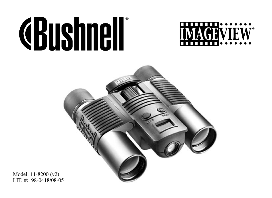 Bushnell ImageView 11-8200 User Manual | 45 pages