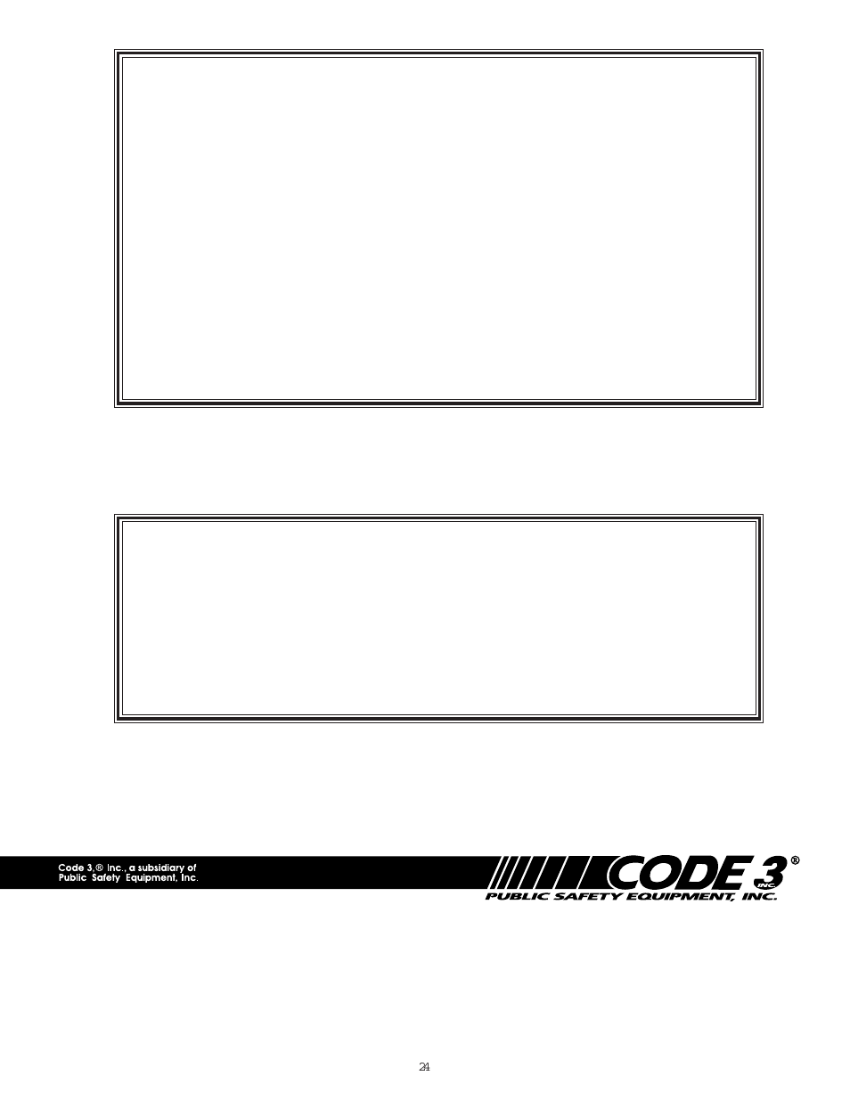 Warranty, Product returns | Code 3 Code 360 User Manual | Page 24 / 24