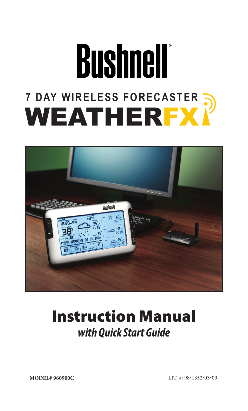 Bushnell WEATHERFX 960900C User Manual | 16 pages