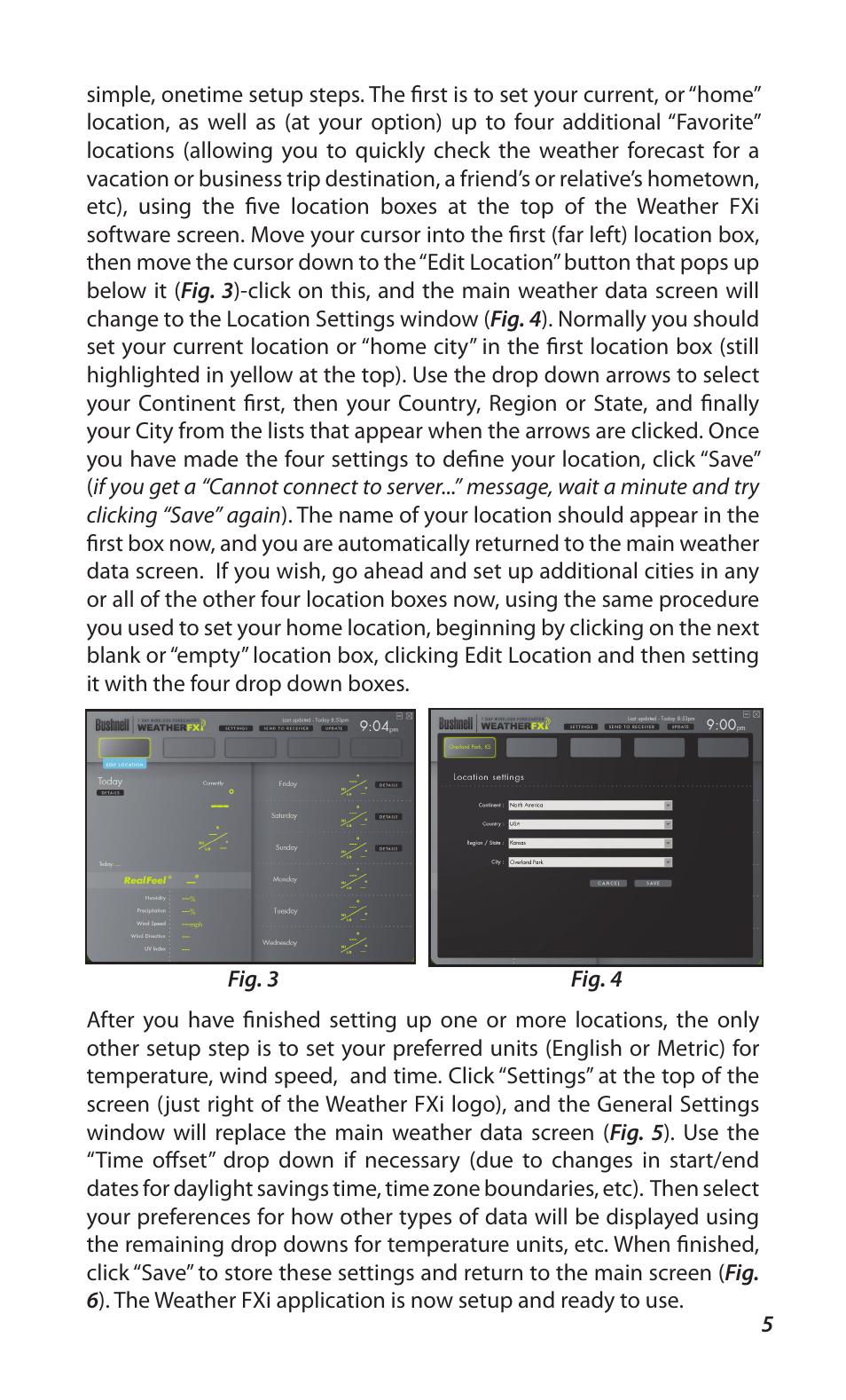 Bushnell WEATHERFX 960900C User Manual | Page 5 / 16