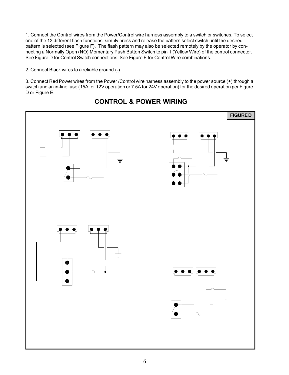 Control & power wiring | Code 3 CPS690 Remote Strobe Power Supply User Manual | Page 6 / 12