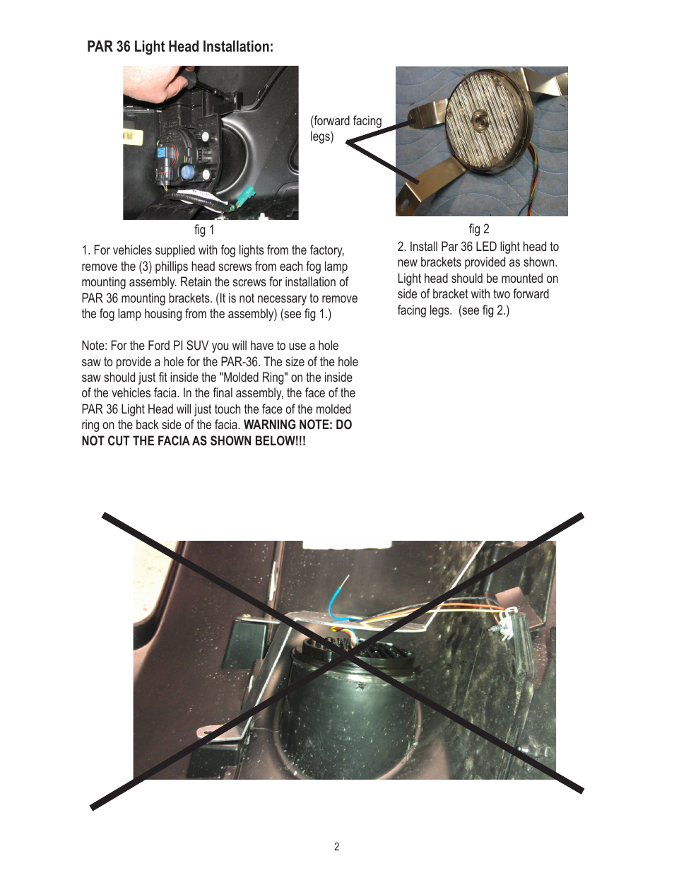 Code 3 for 2011 Ford PI Utility and Explorer User Manual | Page 2 / 4