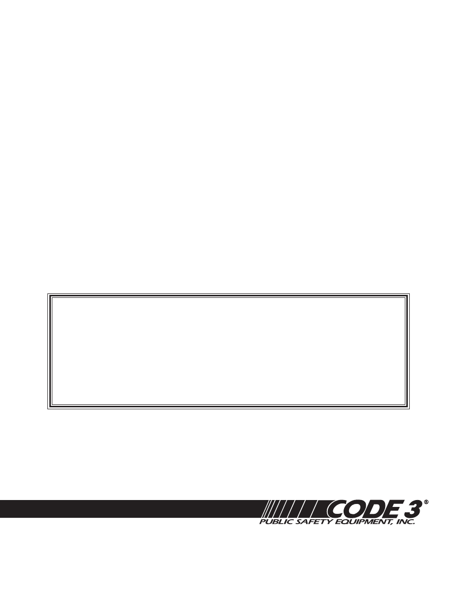 Warranty, Product returns | Code 3 FM100 Flush-Mount Speaker User Manual | Page 8 / 8