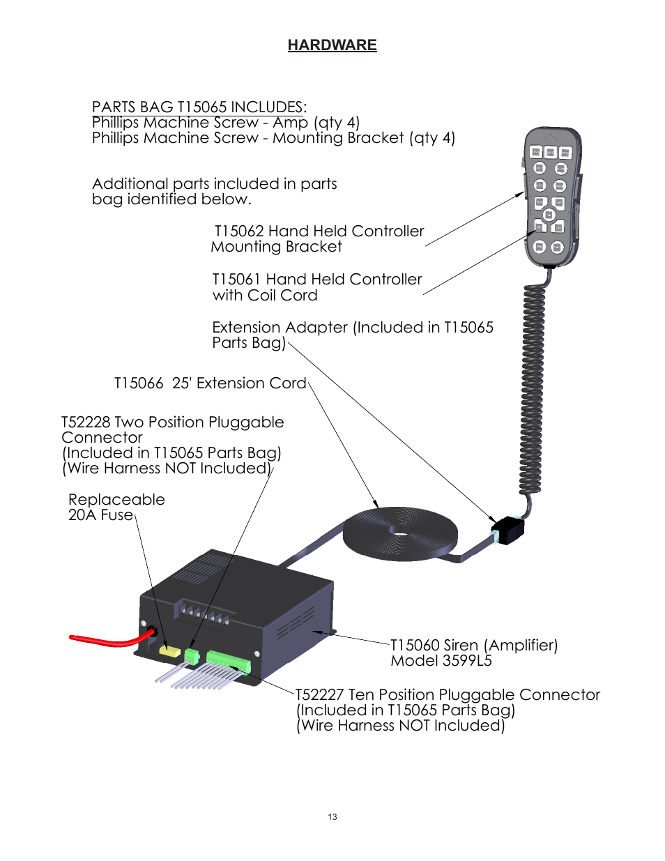 Code 3 H2Covert Siren User Manual | Page 13 / 16