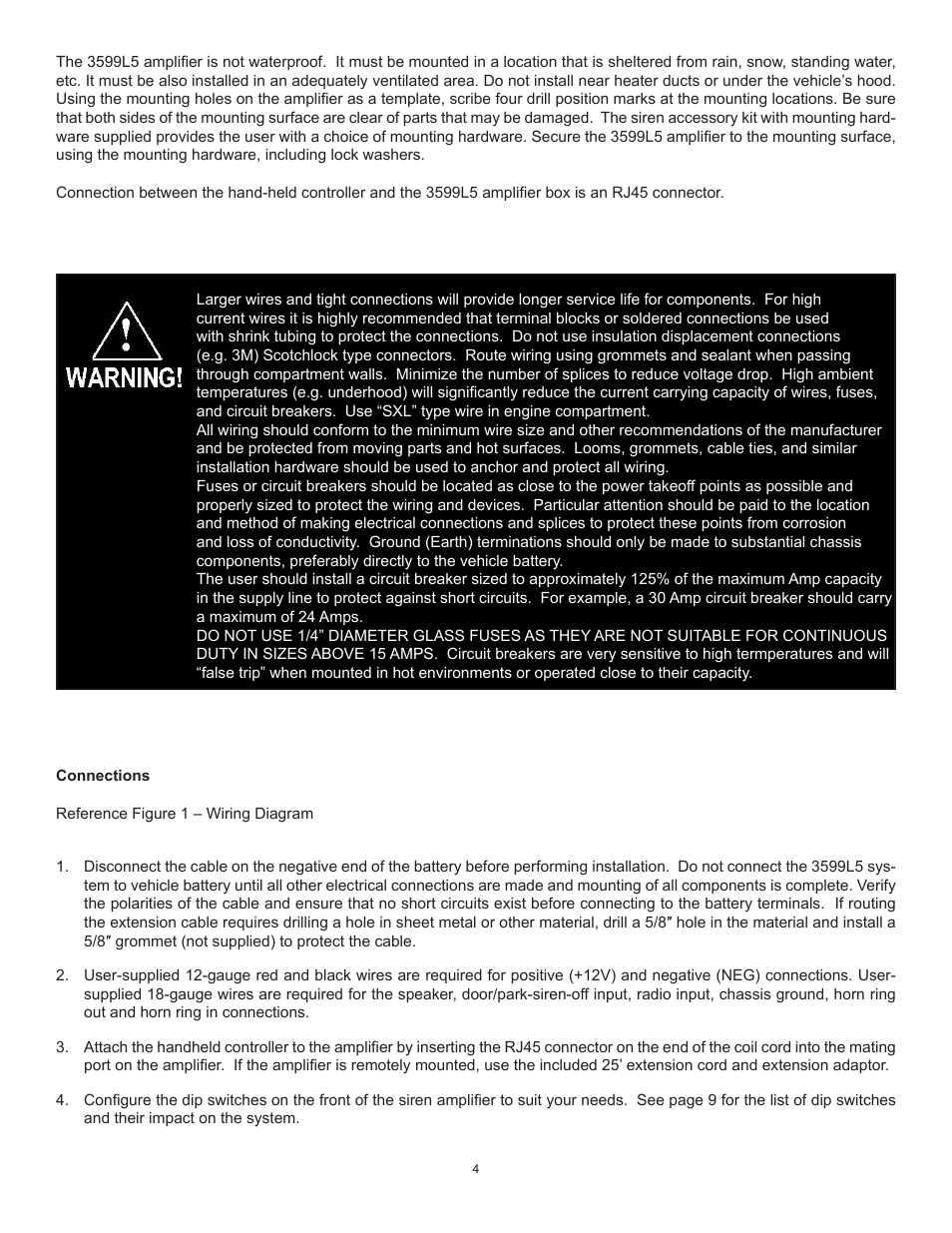 Code 3 H2Covert Siren User Manual | Page 4 / 16