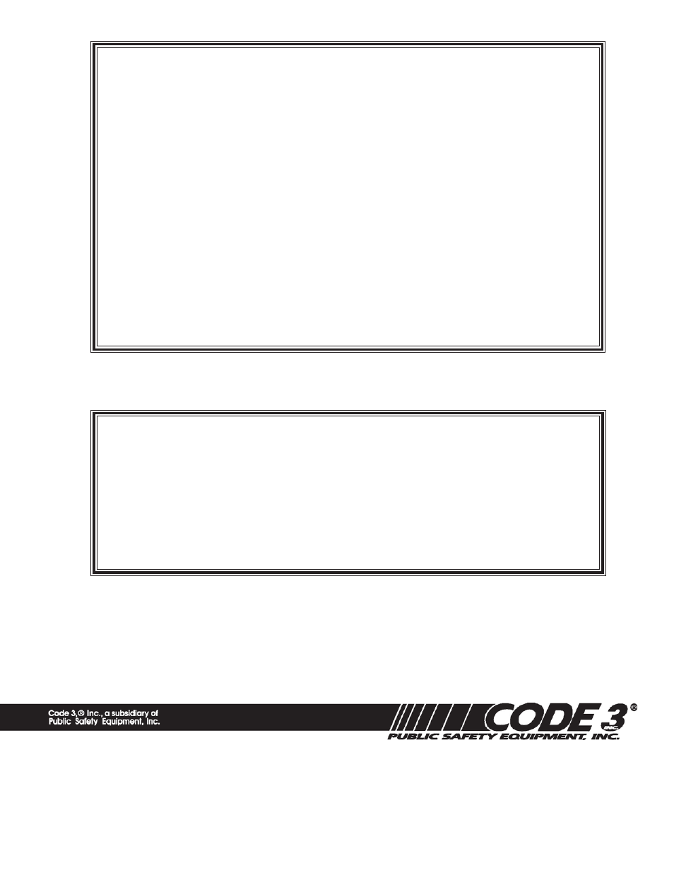 Warranty, Product returns | Code 3 Harley-Davidson User Manual | Page 8 / 8