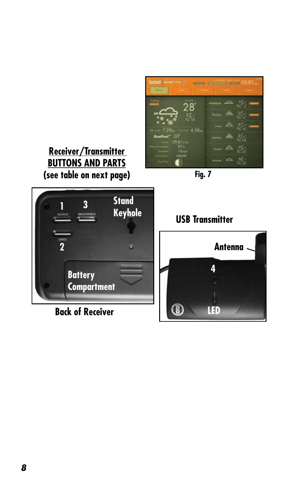 Bushnell WEATHERFX 960072C User Manual | Page 8 / 18