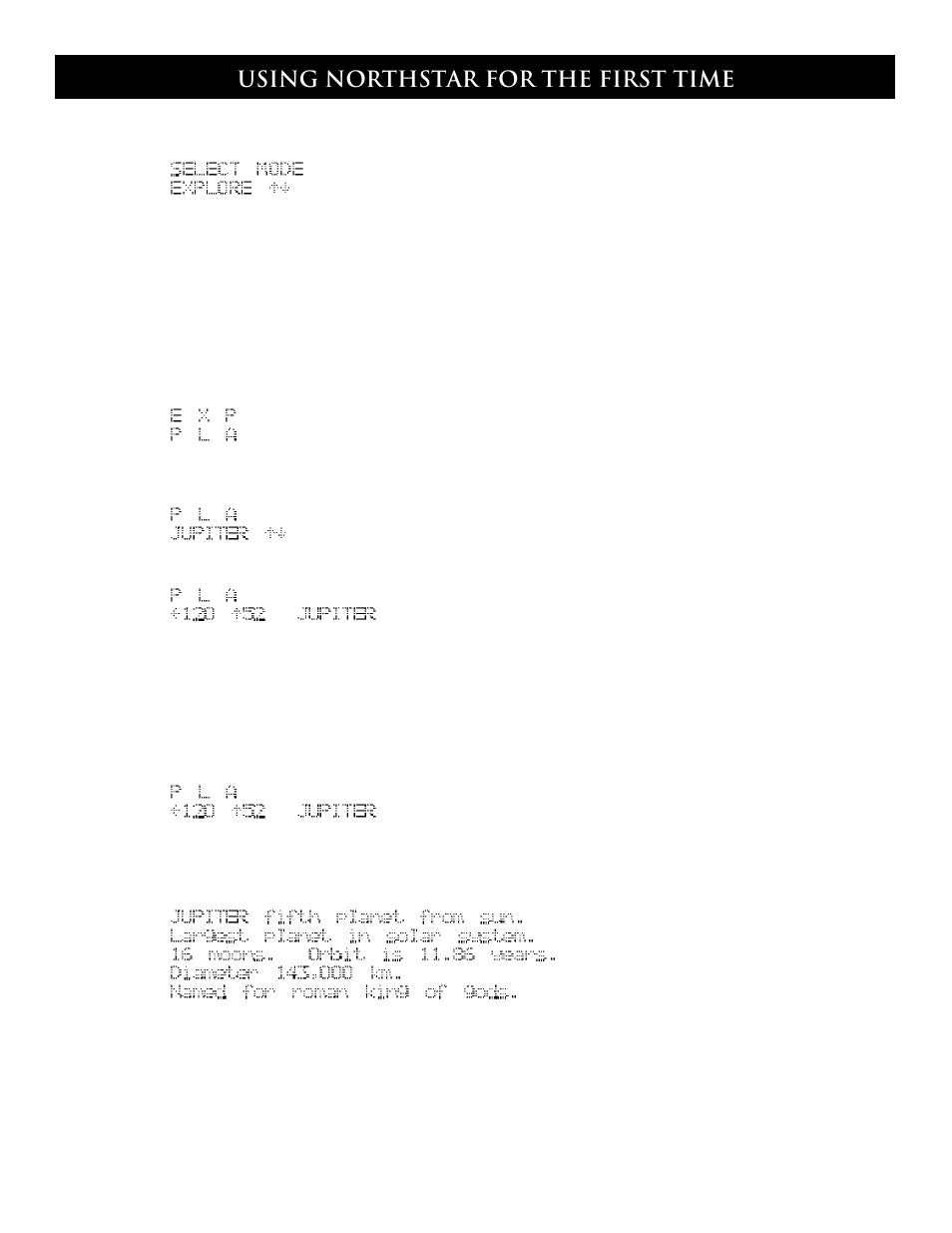 Musing northstar for the first time | Bushnell 78-7830 User Manual | Page 18 / 39