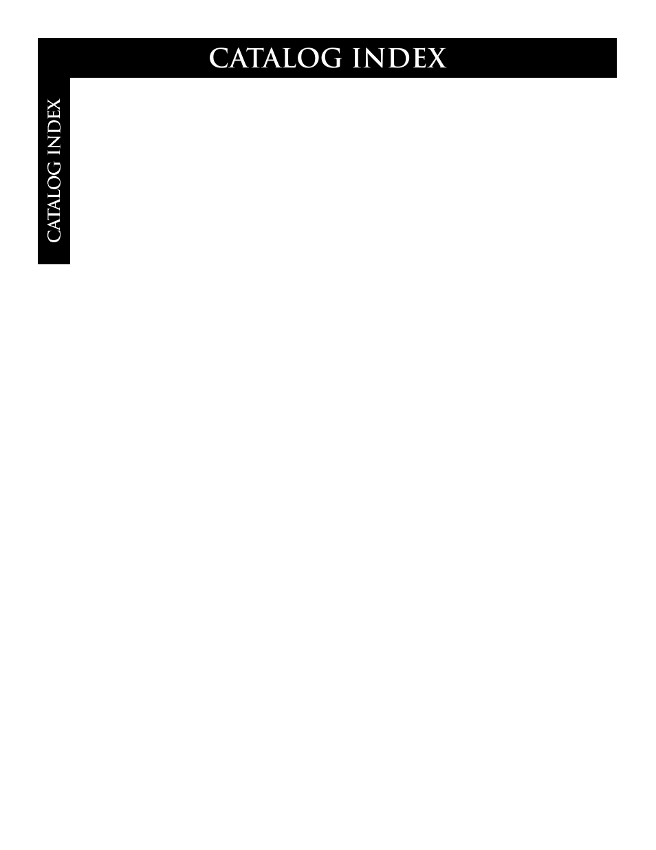Catalog index | Bushnell 78-7830 User Manual | Page 20 / 39