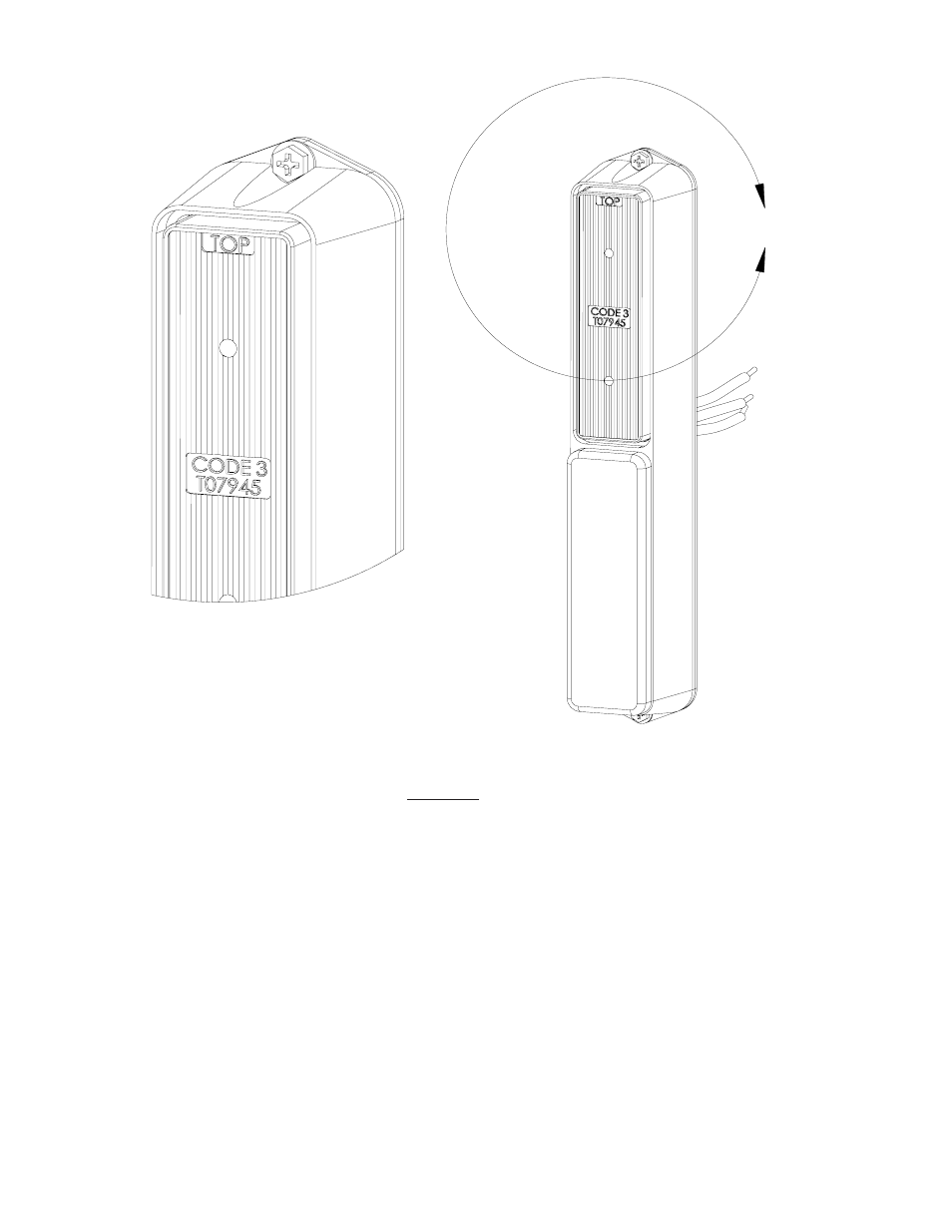 Code 3 LED X Side-By-Side User Manual | Page 6 / 12