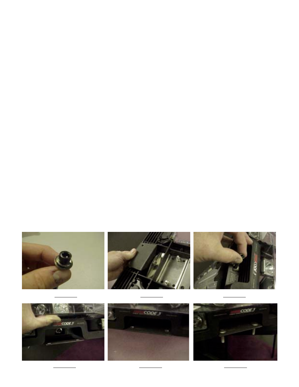Installation instructions-permanent mount | Code 3 LIT3 Mounting Kit User Manual | Page 9 / 16