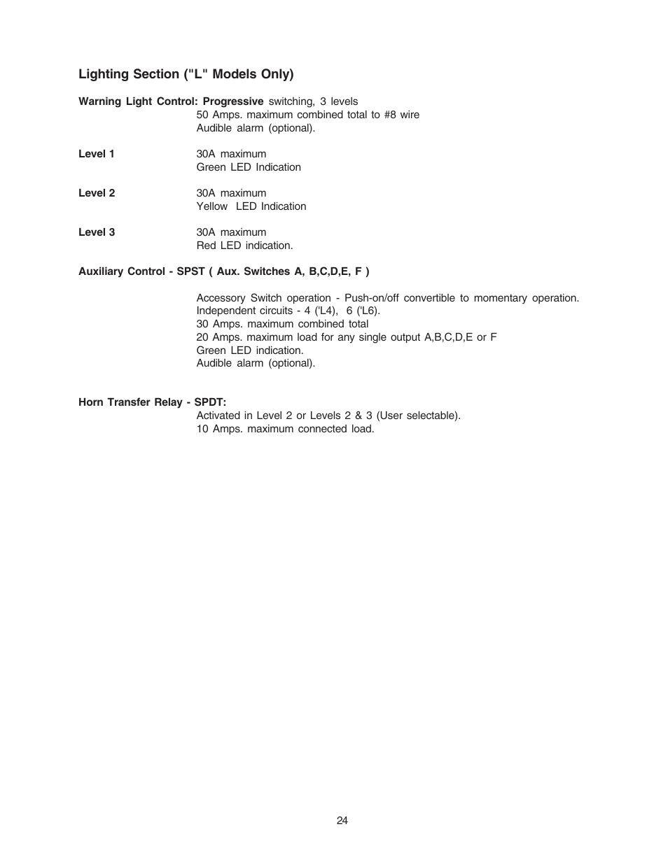 Code 3 MasterCom B Series User Manual | Page 24 / 26