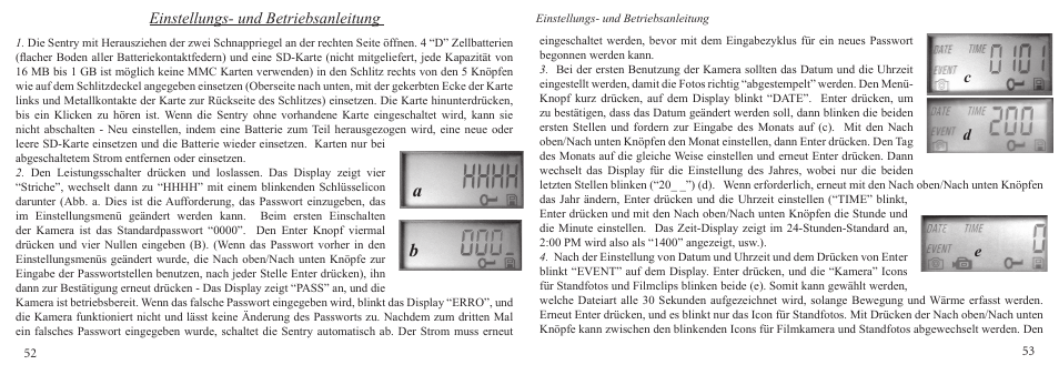 Einstellungs- und betriebsanleitung, Cd e | Bushnell 11-9200 User Manual | Page 27 / 45