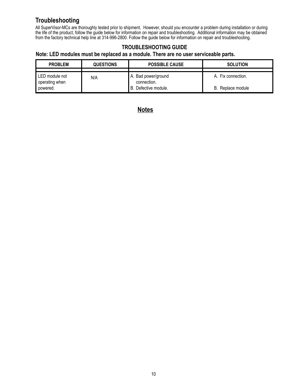 Code 3 MC SuperVisor Ford PI Sedan User Manual | Page 10 / 12