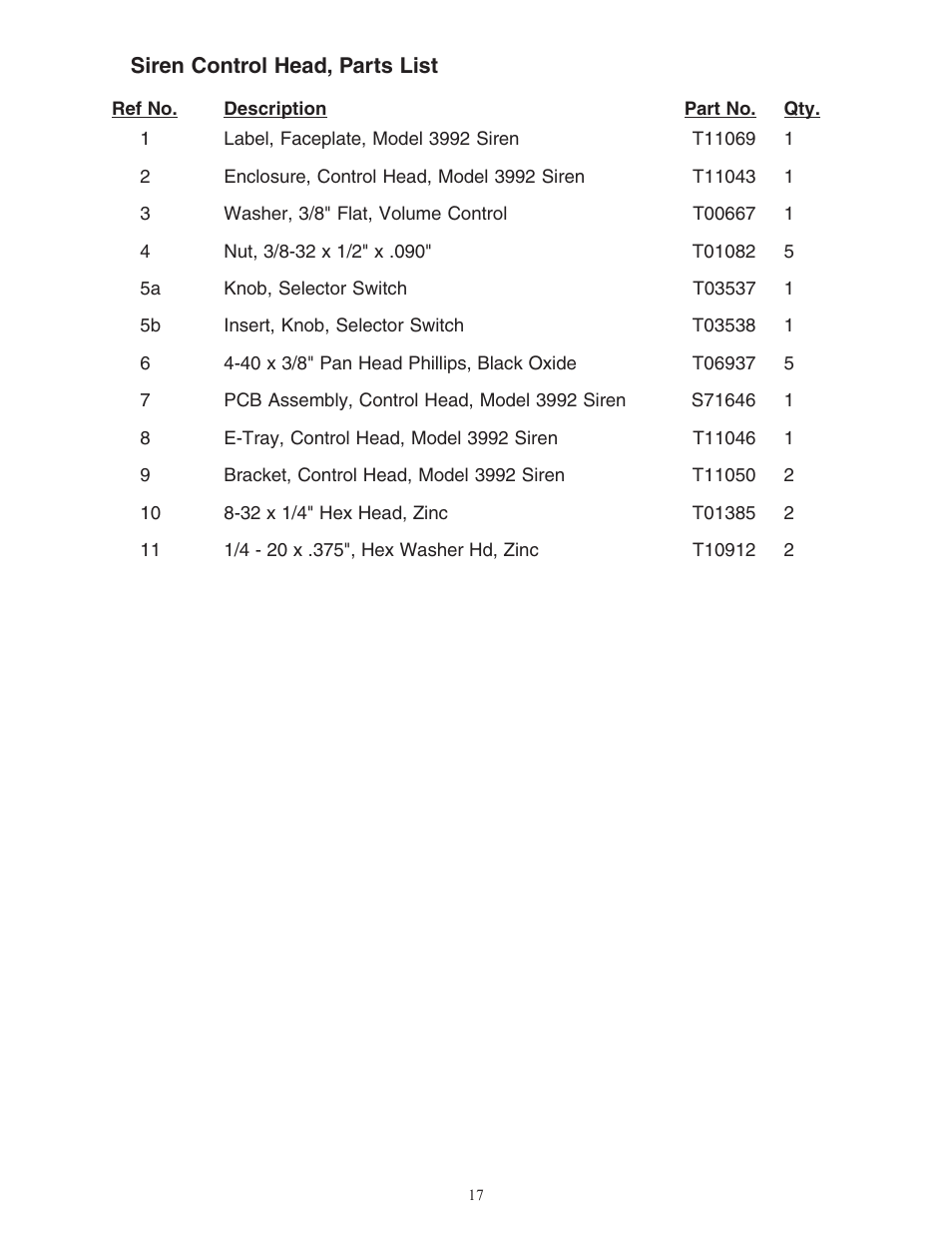 Code 3 MicroCom 2 Siren User Manual | Page 17 / 20