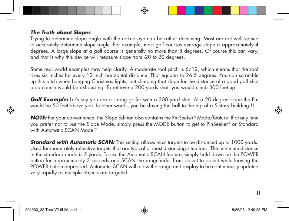 Bushnell Tour V2 User Manual | Page 11 / 96