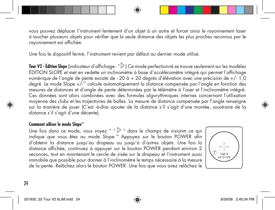 Bushnell Tour V2 User Manual | Page 24 / 96