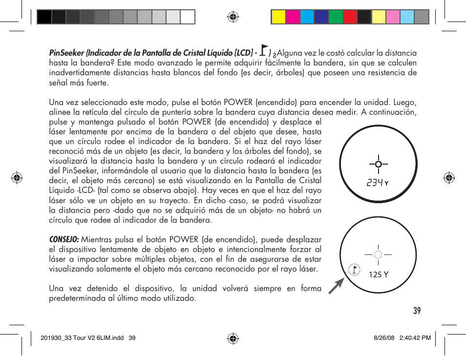 Bushnell Tour V2 User Manual | Page 39 / 96