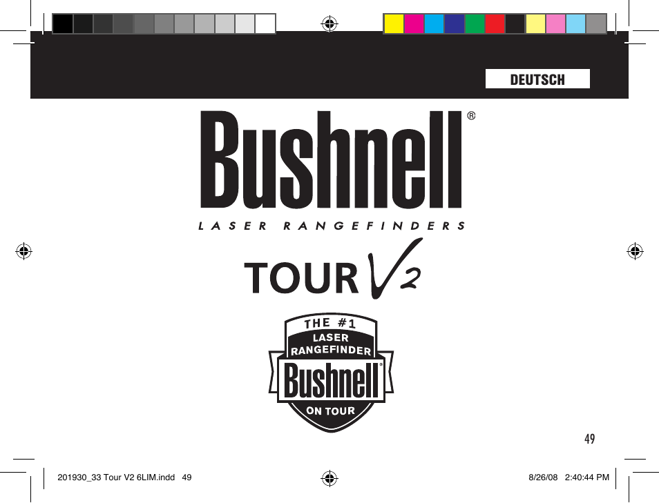Deutsch | Bushnell Tour V2 User Manual | Page 49 / 96