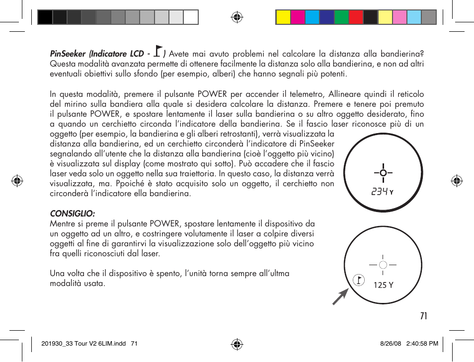 Bushnell Tour V2 User Manual | Page 71 / 96
