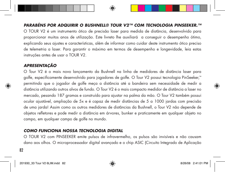 Bushnell Tour V2 User Manual | Page 82 / 96