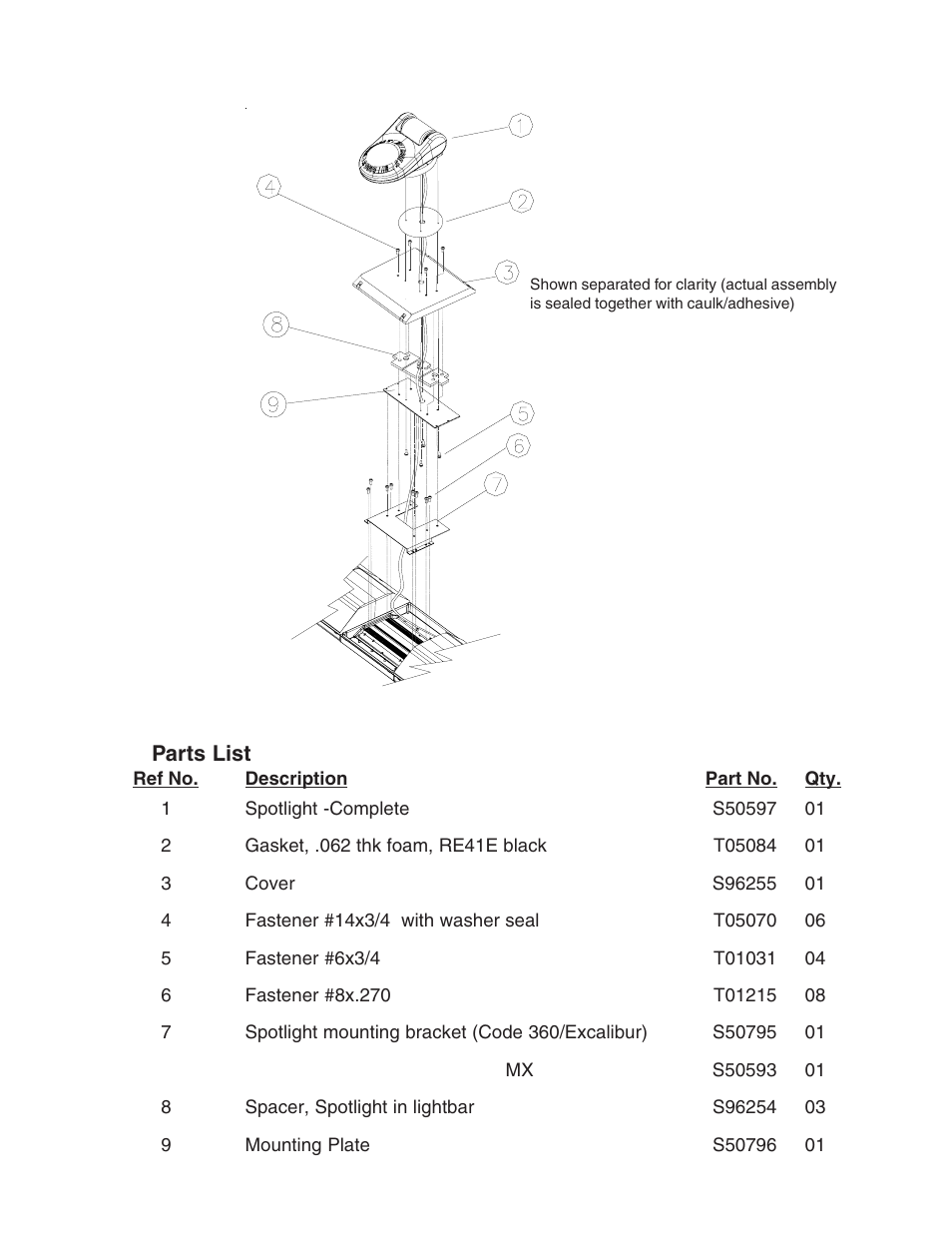 Code 3 NightProbe in Lightbar User Manual | Page 2 / 4