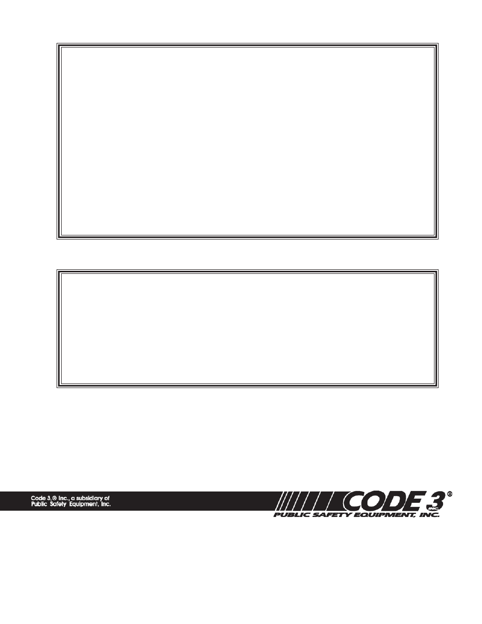 Warranty, Product returns | Code 3 PB100B/PB100C Bumper-Mount Speaker User Manual | Page 8 / 8