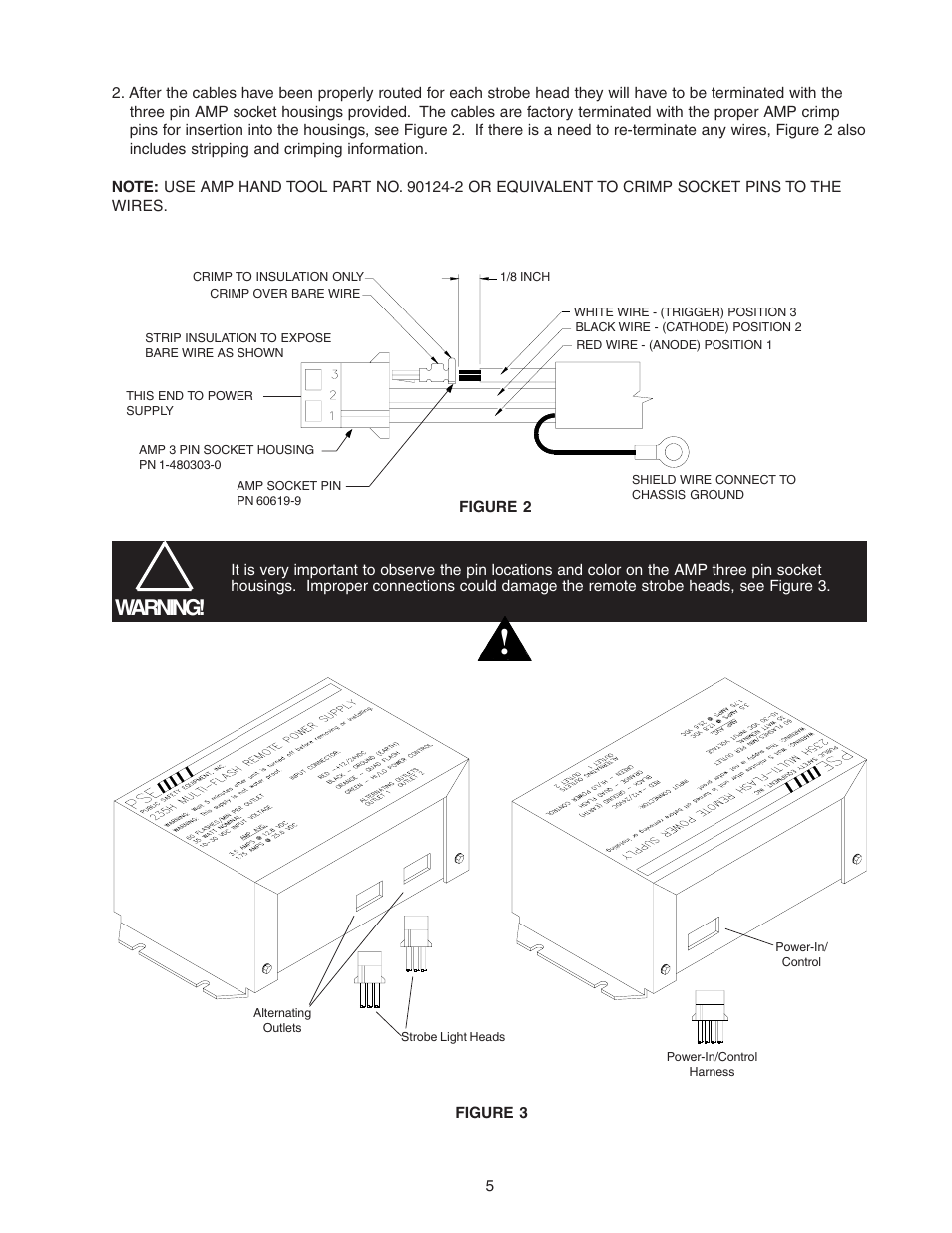 Warning | Code 3 PSE235 Remote Strobe Power Supply User Manual | Page 5 / 10