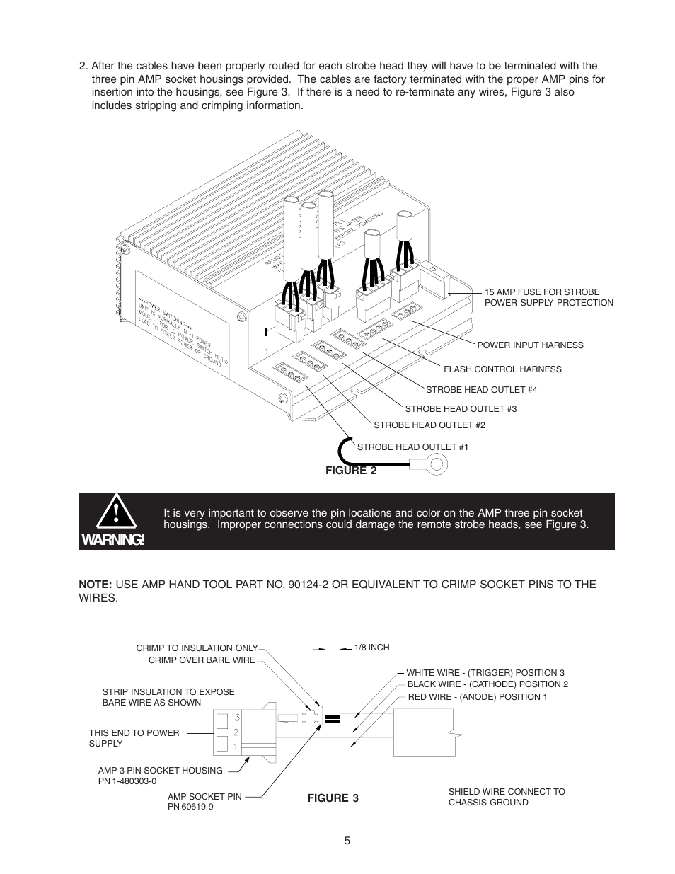 Warning | Code 3 PSE460 Remote Strobe Power Supply User Manual | Page 5 / 12