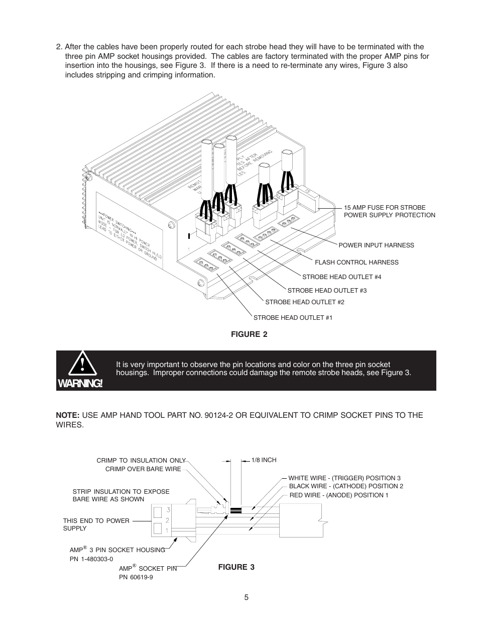 Warning | Code 3 PSE460H Remote Strobe Power Supply User Manual | Page 5 / 12