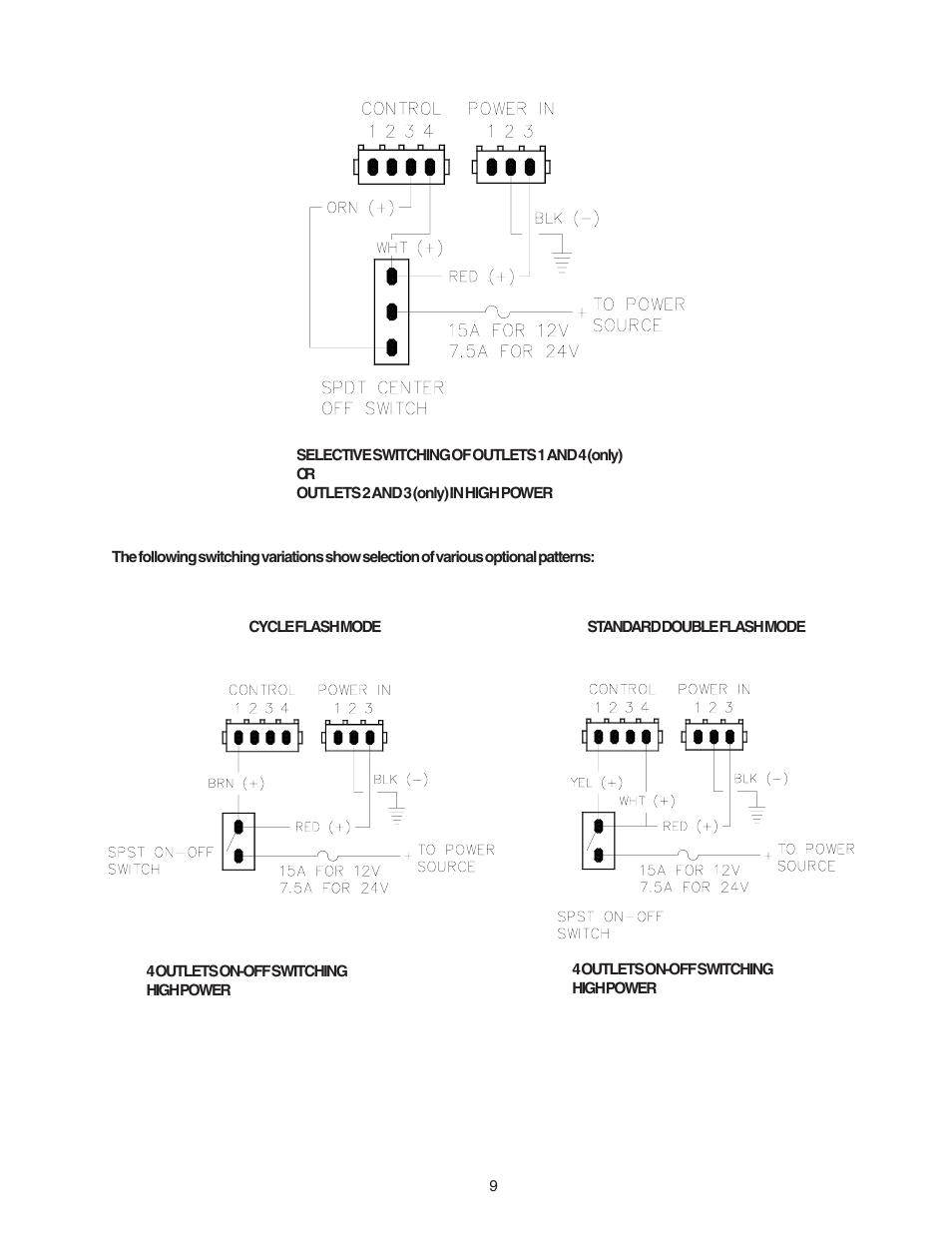 Code 3 PSE460H Remote Strobe Power Supply User Manual | Page 9 / 12