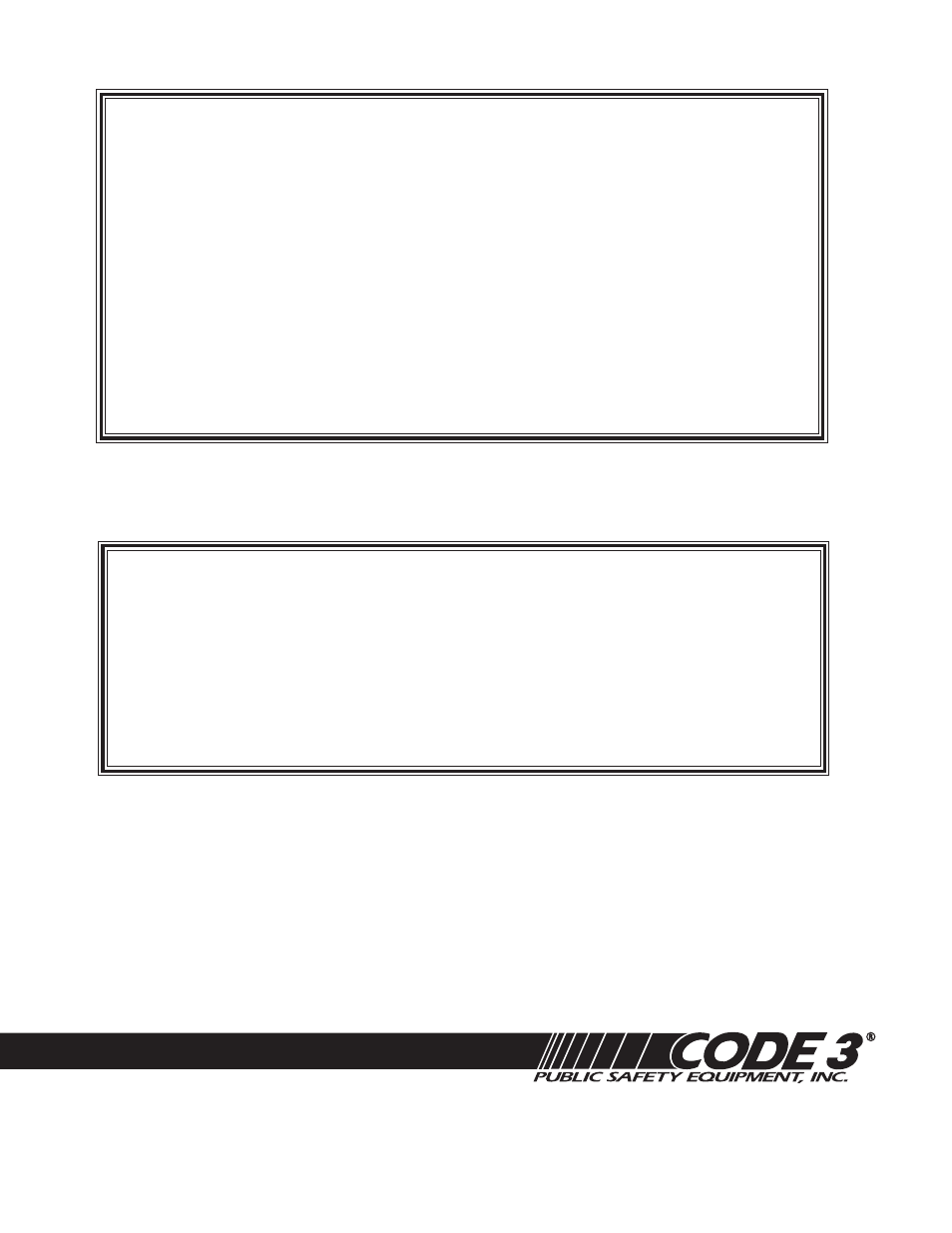Warranty, Product returns | Code 3 PSE690 Remote Strobe Power Supply User Manual | Page 12 / 12