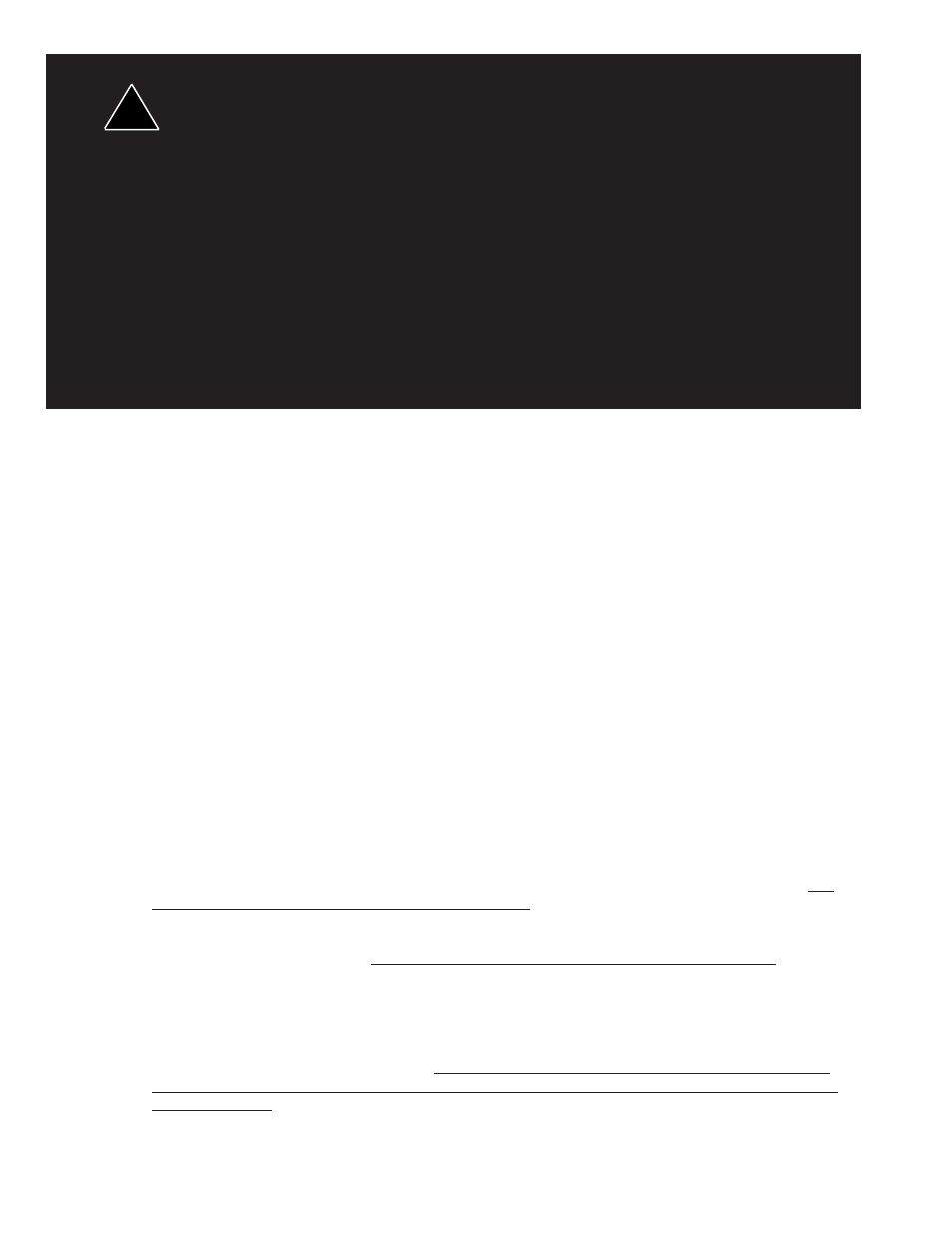 Power distribution connections, Warning | Code 3 RLS User Manual | Page 6 / 28