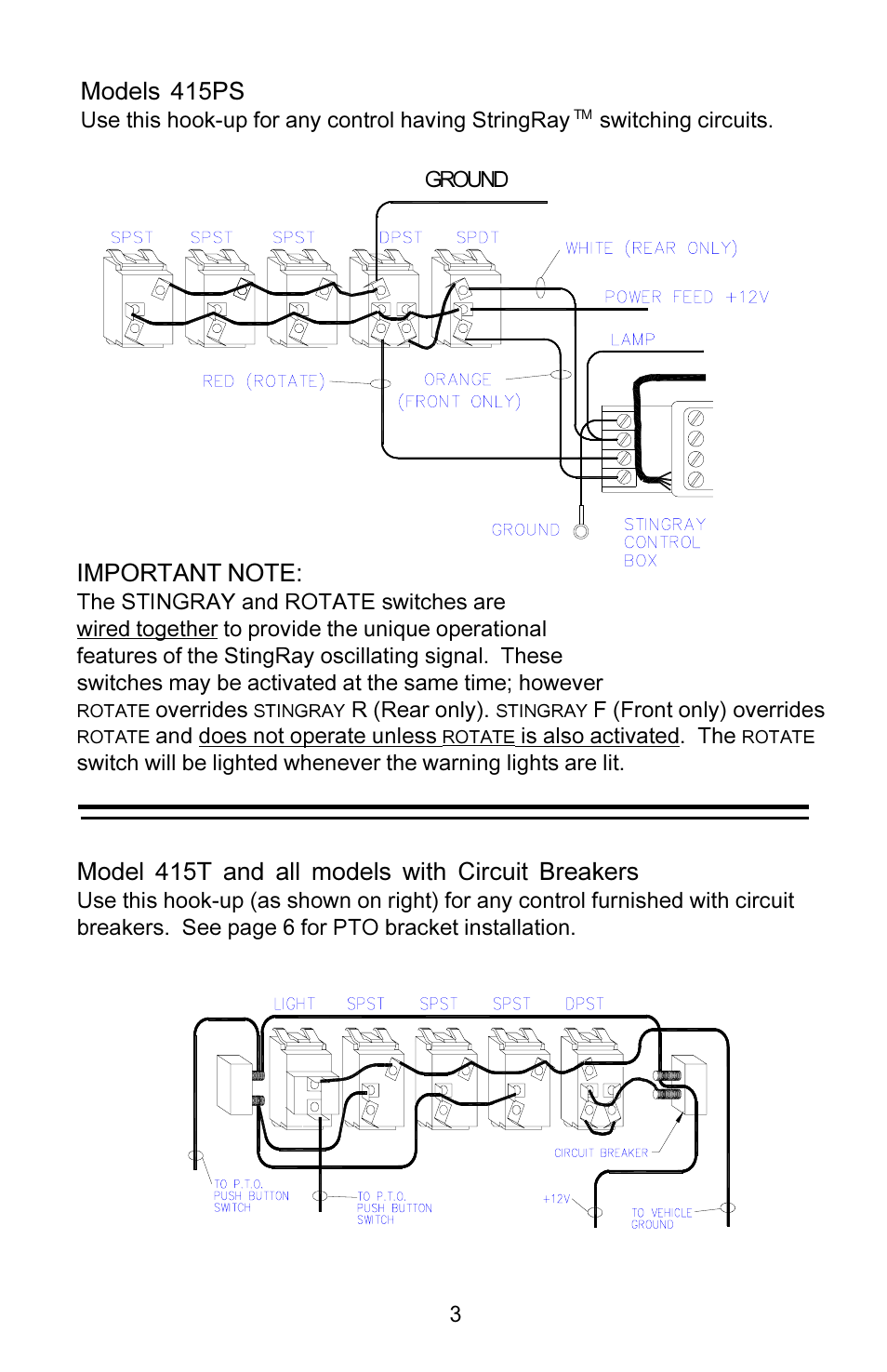 Code 3 RockerPak 410, 416, 426 User Manual | Page 11 / 20